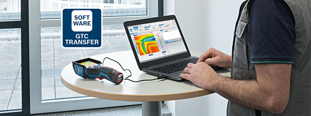 WÄRMEBILDKAMERA MIETEN Bosch GTC 400 C Dämmung&Leckortung 1 Woche Versand inkl